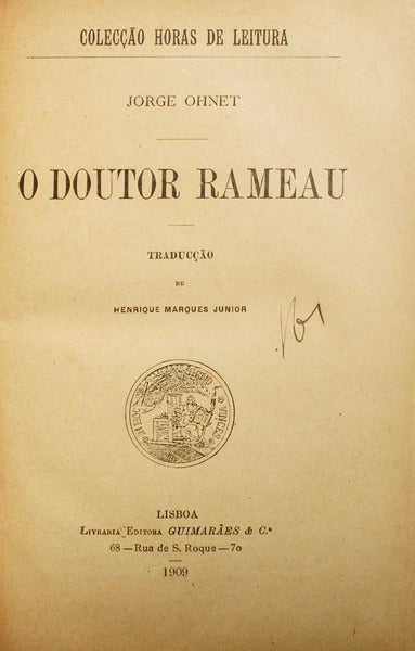 OHNET. (Georges) O DOUTOR RAMEAU.