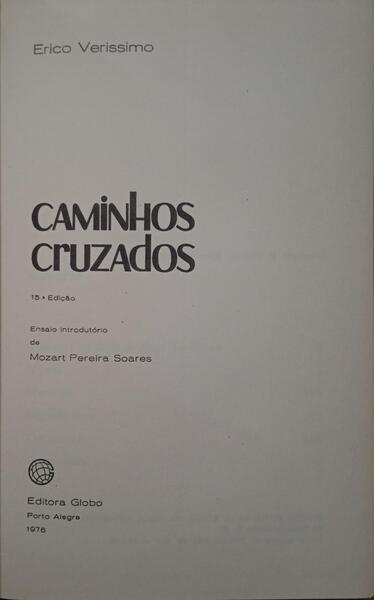 CAMINHOS CRUZADOS. [15.ª EDIÇÃO]