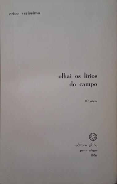 OLHAI OS LÃ?RIOS DO CAMPO. [32ª EDIÇÃO]