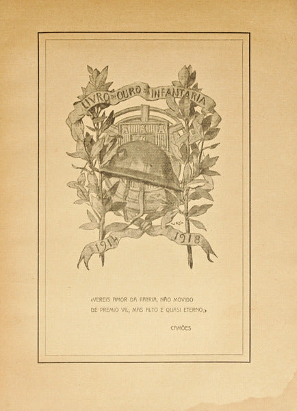 LIVRO DE OURO DA INFANTARIA.