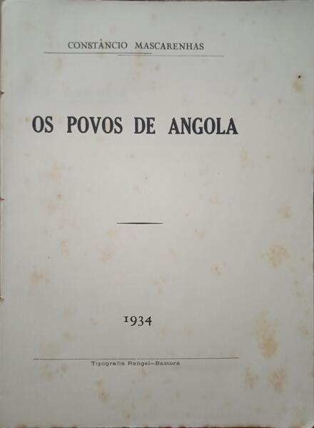 OS POVOS DE ANGOLA.