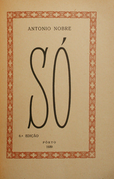 SÓ. [06.ª EDIÇÃO]
