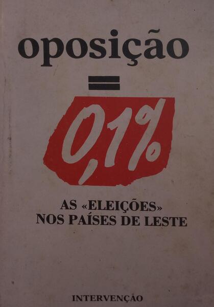 OPOSIÇÃO = 0,1 %.