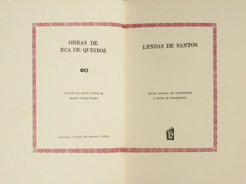 LENDAS DE SANTOS.