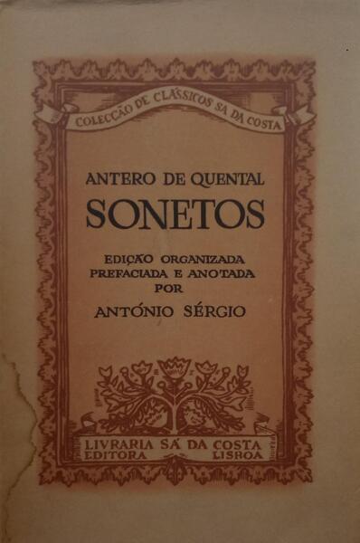SONETOS. [4.ª EDIÇÃO]
