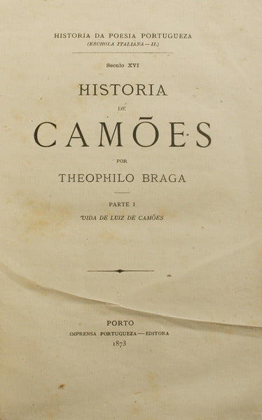 HISTORIA DE CAMÕES. [2 VOLS.]