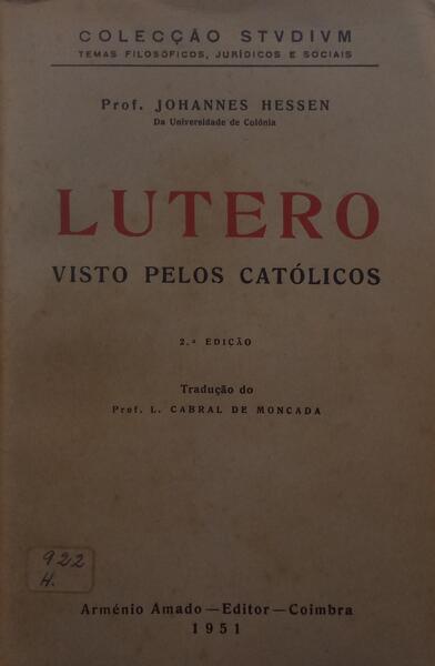LUTERO VISTO PELOS CATÓLICOS.