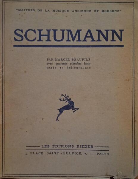 BEAUFILS. (Marcel) SCHUMANN.