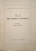 GUIDA DELL'ARCHIVO CANTONALE.
