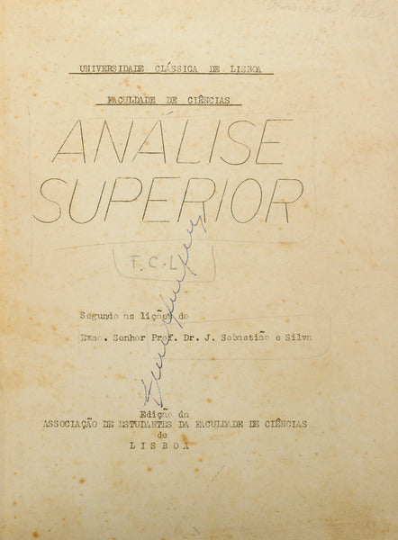 ANÃ?LISE SUPERIOR.