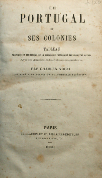 LE PORTUGAL ET SES COLONIES.