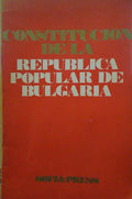 CONSTITUICION DE LA REPUBLICA POPULAR DE BULGARIA.