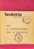 NO 4º CENTENÃ?RIO DE CAMÕES. BROTÉRIA CULTURA E INFORMAÇÃO.