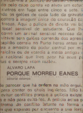 PORQUE MORREU EANES.