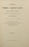 COLLECÇÃO DE TRATADOS E CONCERTOS DE PAZES. [6 VOLUMES].