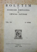 BOLETIM DA SOCIEDADE PORTUGUESA DE CIÊNCIAS NATURAIS.