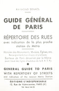 DENAÈS. (Raymond) GUIDE GÉNÉRAL DE PARIS.