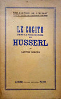 LE COGITO DANS LA PHILOSOPHIE DE HUSSERL.
