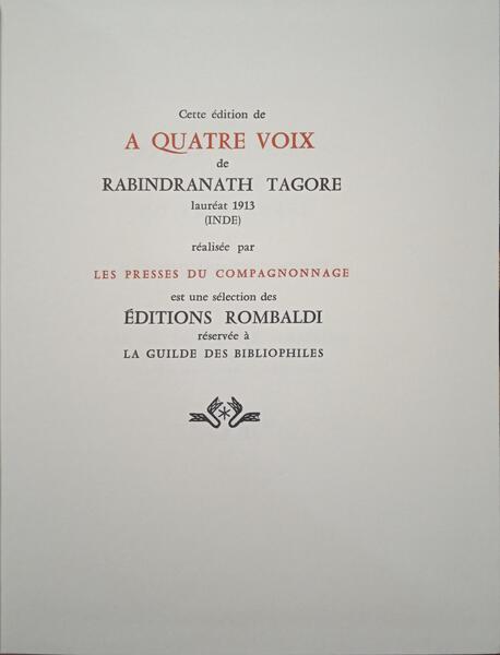 A QUATRE VOIX.