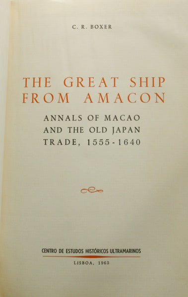 THE GREAT SHIP FROM AMACON.