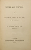 HITHER AND THITHER; OR, SKETCHES OF TRAVELS ON BOTH SIDES OF THE ATLANTIC.