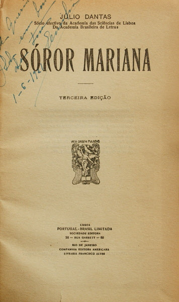 SÓROR MARIANA. [3 OBRAS]