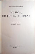 MÚSICA, HISTORIA E IDEAS.