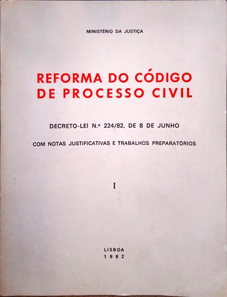 REFORMA DO CÓDIGO DE PROCESSO CIVIL.