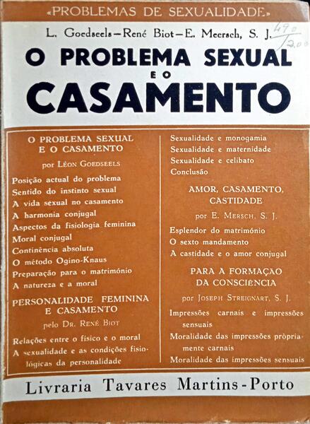 O PROBLEMA  SEXUAL E O CASAMENTO.