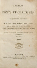 ANNALES DES PONTS ET CHAUSSÉES. 1ª SÉRIE, 1835.