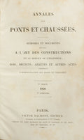 ANNALES DES PONTS ET CHAUSSÉES, 3ª SÉRIE,  2ª SEMESTRE, 1856.