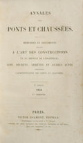 ANNALES DES PONTS ET CHAUSSÉES, 3ª SÉRIE, 1º SEMESTRE,1858.