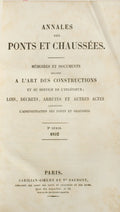 ANNALES DES PONTS ET CHAUSSÉES, 3ª SÉRIE, 1852.
