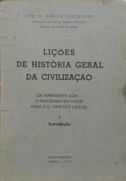LIÇÕES DE HISTÓRIA GERAL DA CIVILIZAÇÃO. [VOLS. I, III, IV, V]