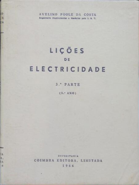 LIÇÕES DE ELECTRICIDADE.