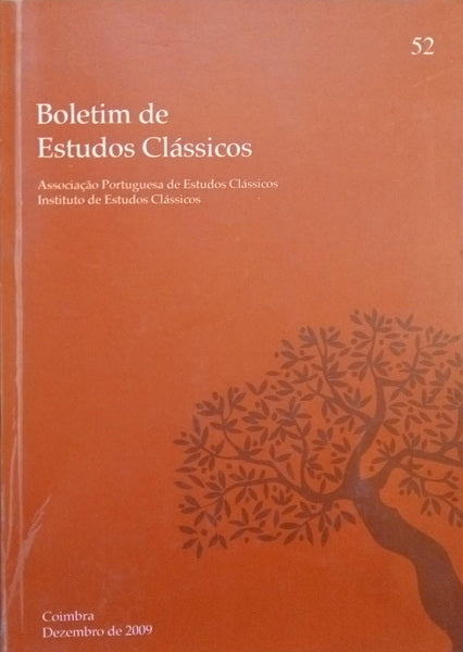 BOLETIM DE ESTUDOS CLÃ?SSICOS, N.º 52, 2009.