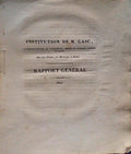 RAPPORT GÉNÉRAL, 1823.