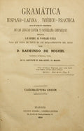 GRAMATICA HISPANO - LATINA, TEÓRICO-PRACTICA.