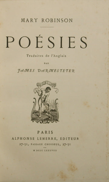 POÉSIES.