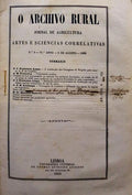 ARCHIVO (O) RURAL, N.º 2, AGOSTO, 1868.