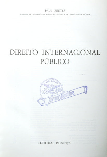 DIREITO INTERNACIONAL PÚBLICO.