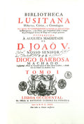 BIBLIOTHECA LUSITANA. HISTORICA, CRITICA, E CRONOLOGICA. [FAC-SÃ?MILE].