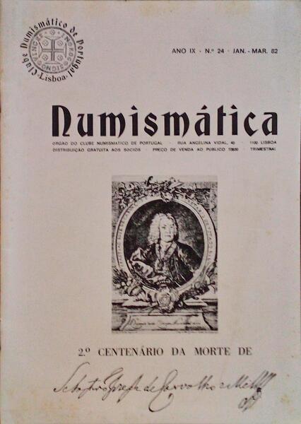 NUMISMÀTICA, ANO IX, N.º 24, 1982.