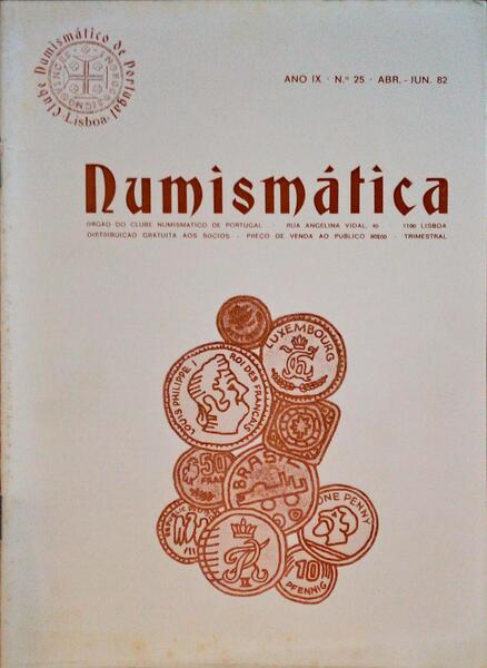 NUMISMÀTICA, ANO IX, N.º 25, 1982.