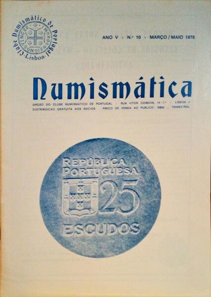 NUMISMÀTICA, ANO IX, N.º 24, 1978.