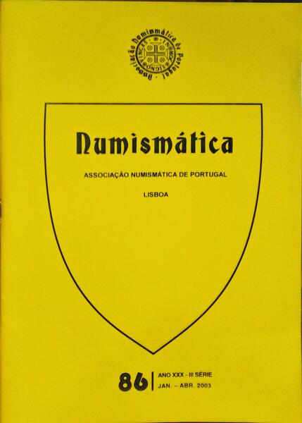 NUMISMÃ?TICA, ANO XXX - III SÉRIE, N.º 86, 2003.