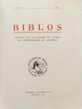BIBLOS, TOMO II - VOL XVI, 1940.