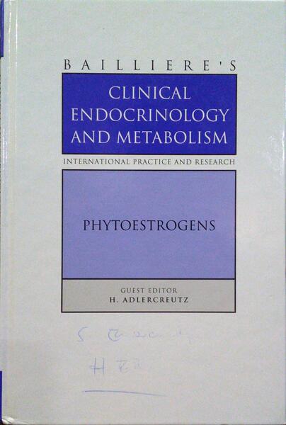 PHYTOESTROGENS, BAILLIÈRE'S CLINICAL ENDOCRINOLOGY AND METABOLISM, N.º 4, 1998.