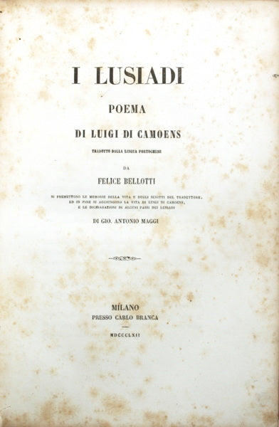 I LUSIADI.