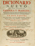 DICIONARIO NUEVO DE LAS LENGUAS ESPAÃ‘OLA Y FRANCESA - DICTIONAIRE NOUVEAU DES LANGUES FRANÃ‡OISE ET ESPAGNOLES
